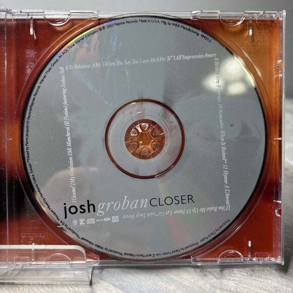 Josh Groban – Self-Titled (CD, 2001, Includes “To Where You Are”) - Picture 4 of 5